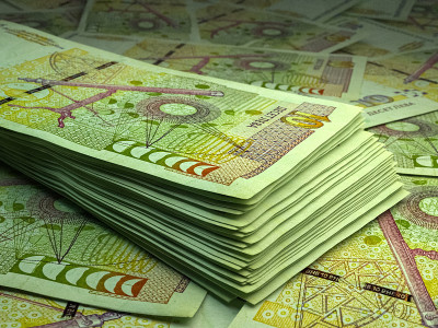 保加利亚钞票。Bulgarianlev账单。10 BGN levove。商业、金融背景。