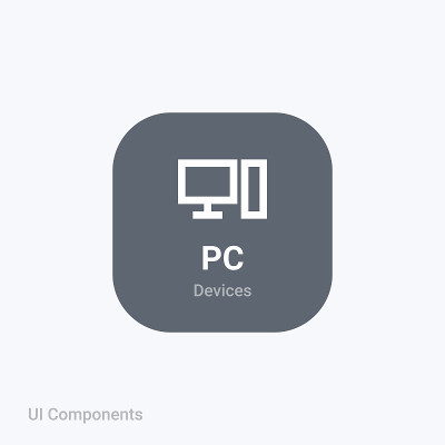 PC桌面电脑显示器图标