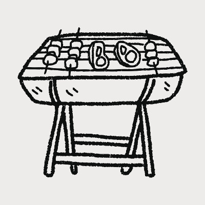 烧烤涂鸦