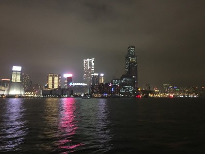 香港维多利亚港的美景