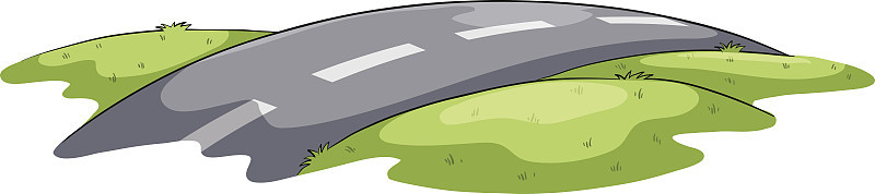 狭窄曲折的道路