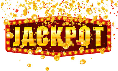 Jackpot Winner banner shining retro sign illuminat