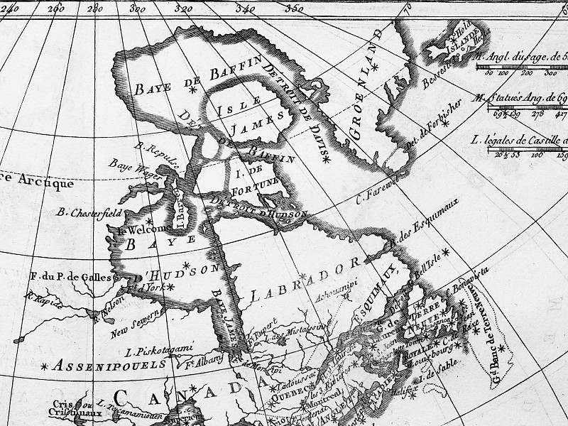 Old Map Canada·Hudson Bay