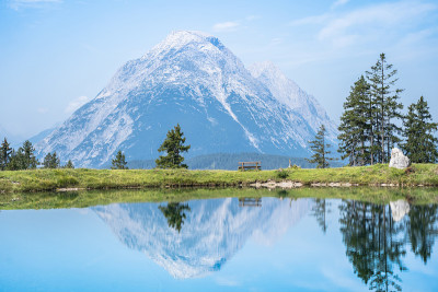 山湖景观