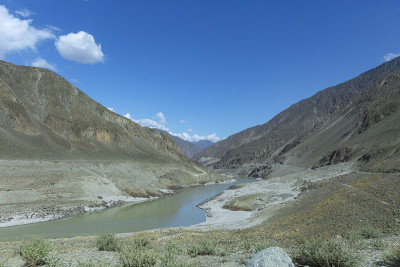 旅行中巴基斯坦的风景。
