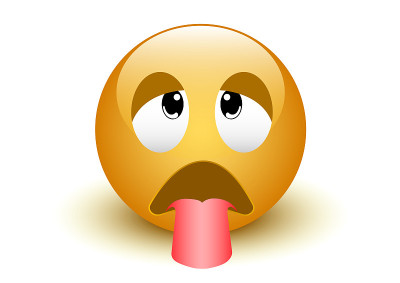 疲惫的表情，脸上带着颜色的表情