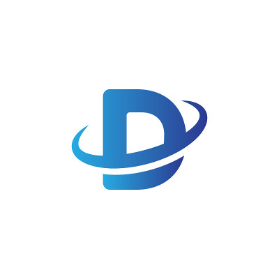 字母D矢量插图