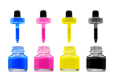 CMYK -洋红，青色，黄色和黑色