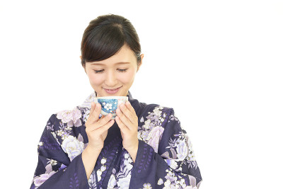 微笑的日本女人