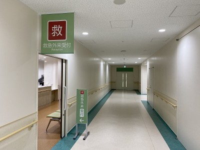 日本医院走廊的照片