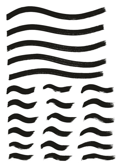 Tagging Marker Medium Wavy Lines High Detail Abstr