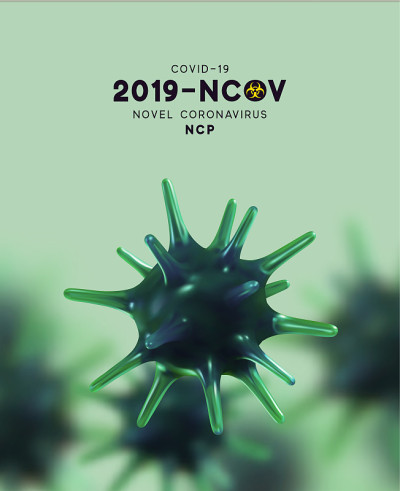 新型冠状病毒(2019 - ncov)。病毒Covid 19-NCP。冠状病毒是指单链RNA病毒。背