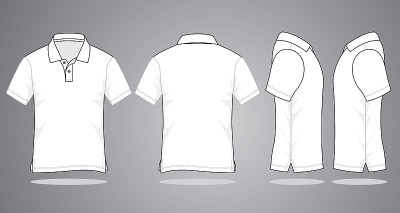 Polo Shirt Vector for Template