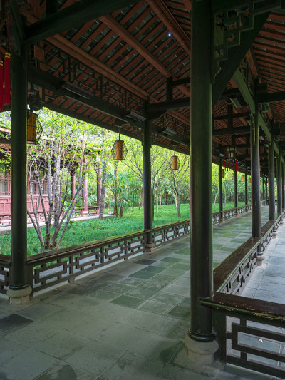 风景成都，四川省，中国。