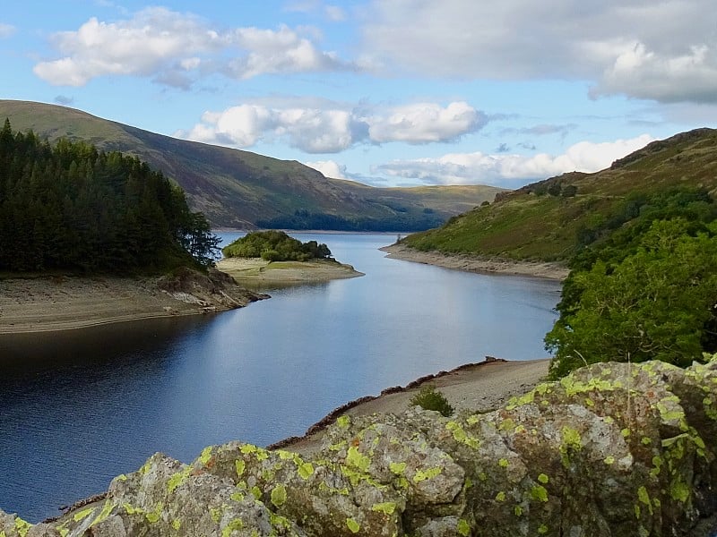 英国湖区的Haweswater水库