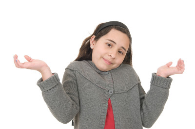年轻女孩耸