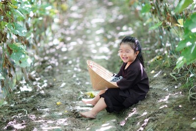 农民的孩子的肖像