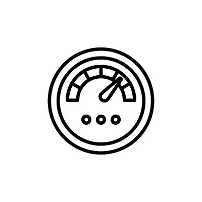 Linear Performance  icon in vector. Logotype