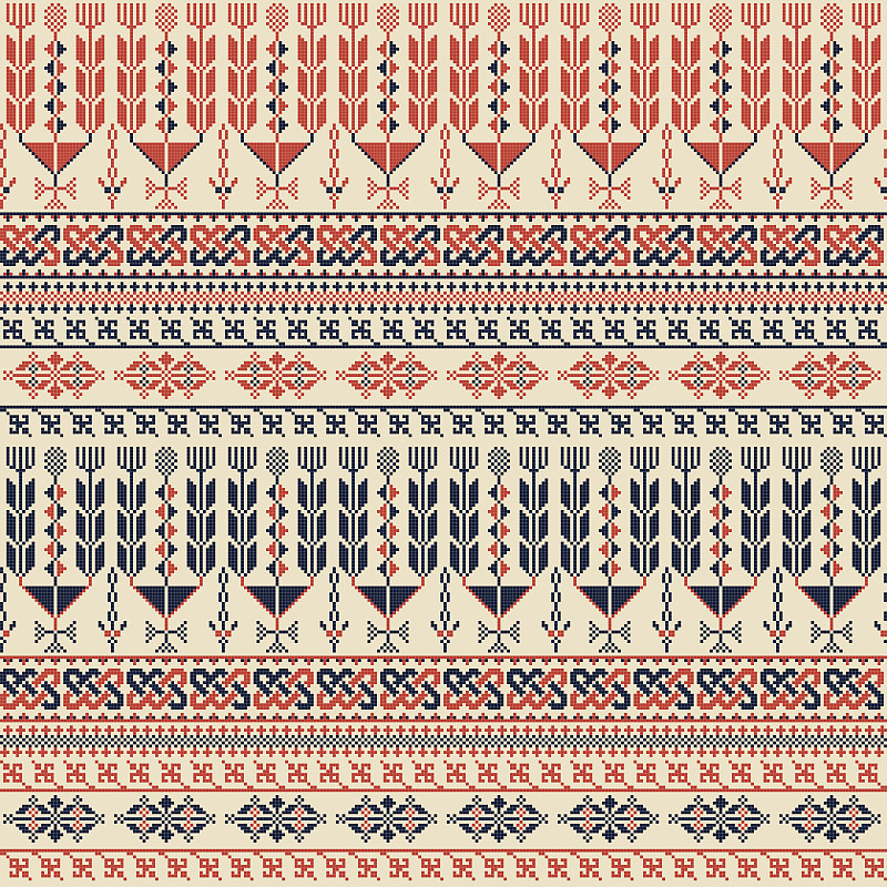 Palestinian embroidery pattern 145