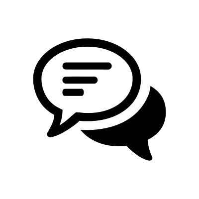 聊天图标，短信图标，聊天图标，气泡，评论图标，交流图标，谈话图标，语音气泡图标矢量平面设计