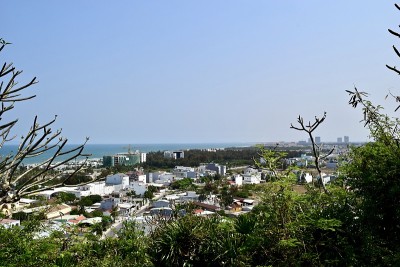 从大理石山上俯瞰岘港。
