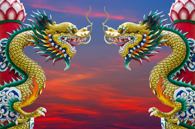 龙的雕像