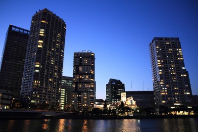 横滨Minatomirai 21高层公寓(夜景)