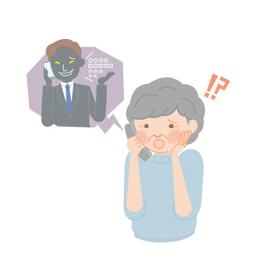 诈骗受害者:担心骗子电话的资深女性
