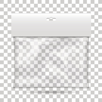 空白塑料袋。