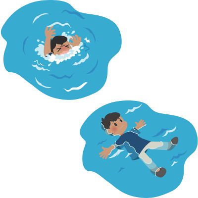 溺水和高浮的人