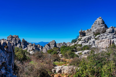 El Torcal de Antequera, Andalusia, Spain，在Antequer