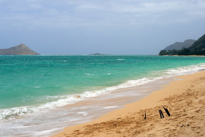 夏威夷瓦胡岛的毛那鲁阿湾