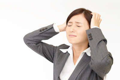 沮丧的商业女性
