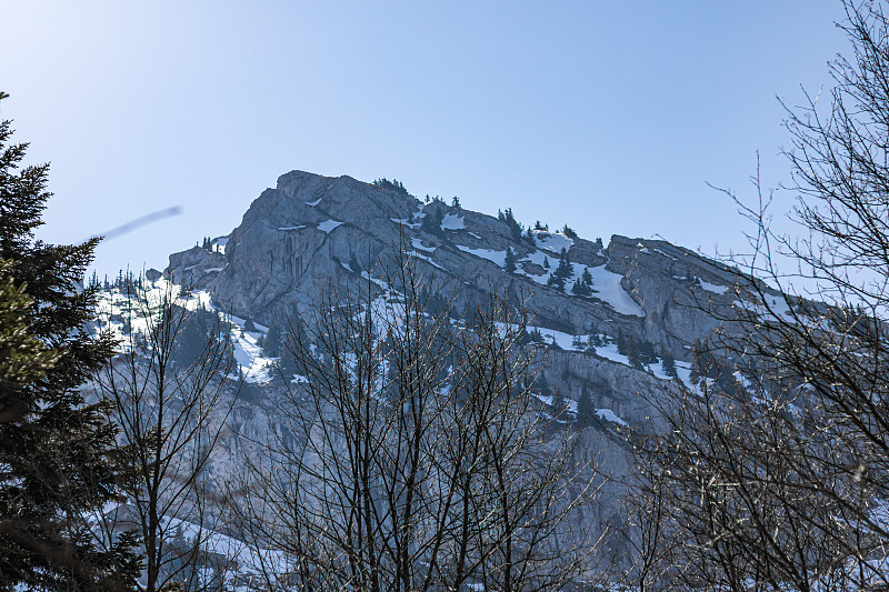 维科尔山脉的大Moucherolle山(Isère，法国)