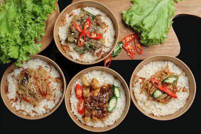 炒饭或炒饭。