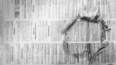 有洞的报纸