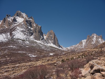 莲宝叶泽风景区的山峰