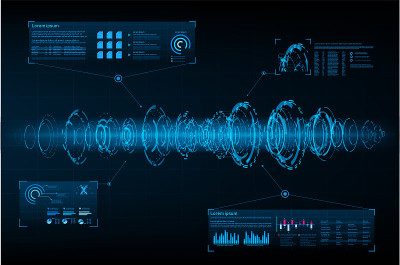 HUD panel Ui Business.Futuristic abstract technolo