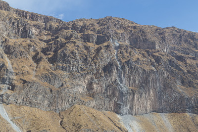 科尔卡峡谷岩层