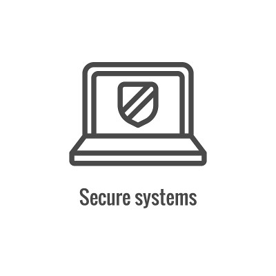 Certified Ethical Hacking icon showing security an