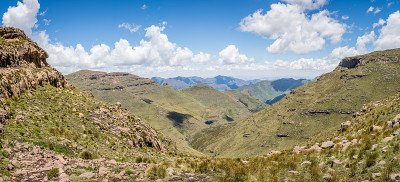 莱索托山全景
