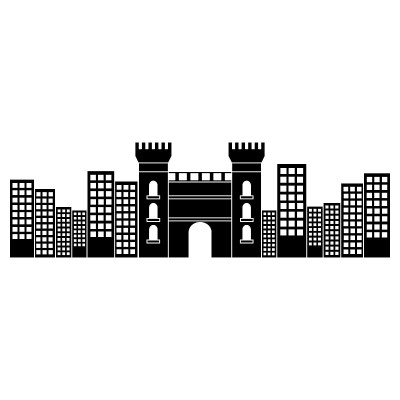 城堡建筑是城市的标志形象