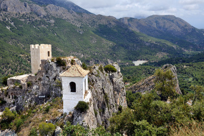 西班牙的El Castell de Guadalest