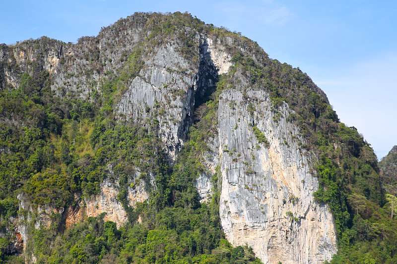 皮皮岛海岸线的美景