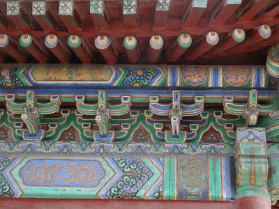 亮屋檐，天坛，北京