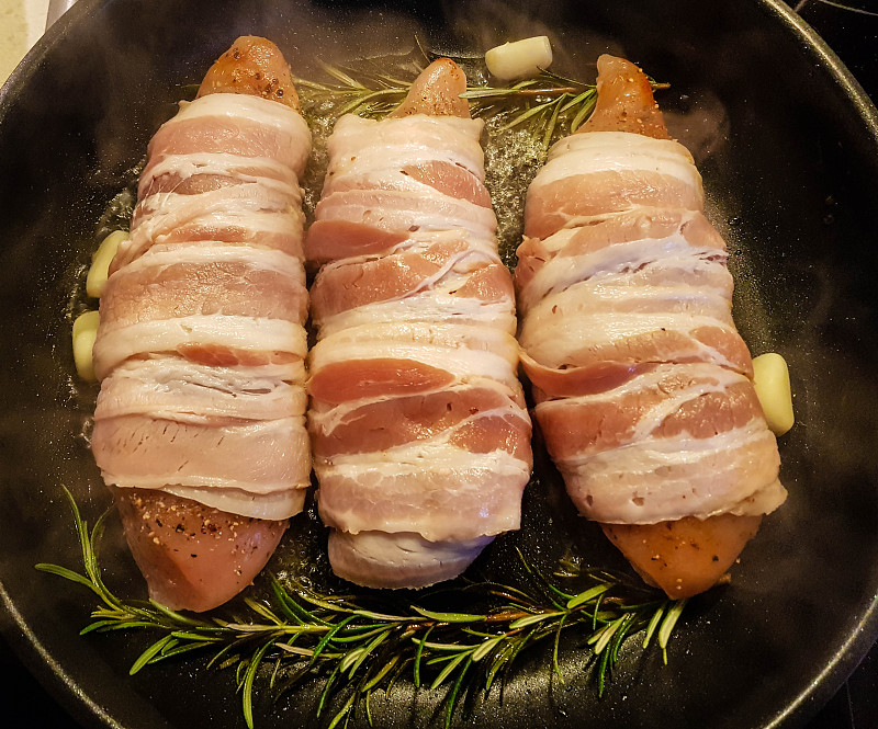 鸡和培根