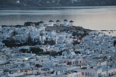 希腊-米科诺斯-全景图