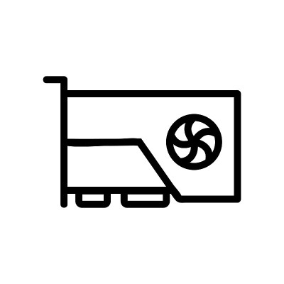 加密货币视频卡图标矢量轮廓插图
