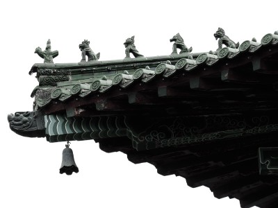 中国寺庙屋顶