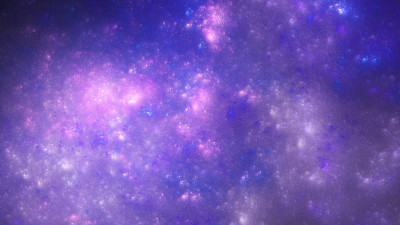美丽的夜空繁星点点。积累遥远的星系。